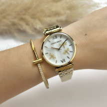 Dámske hodinky pozlátené-311378-02