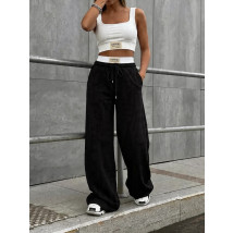 Bielo-čierny nohavicový komplet-327366-05