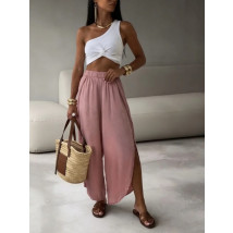 Ružové saténové nohavice-326660-01