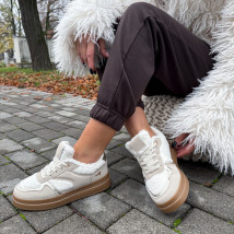 Béžové zatepelené tenisky-323579-03