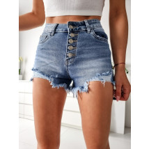 Svetlomodré rifľové kraťasy-241393-01