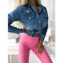 Modrá rifľová košeľa-289479-01