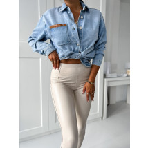 Svetlomodrá rifľová košeľa-289487-01