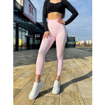 Svetloružové push-up legíny-315912-06