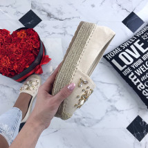 Béžové mokasíny s kamienkami-203447-01