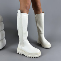 Béžové vysoké čižmy-313823-05