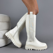 Béžové vysoké čižmy-313823-05