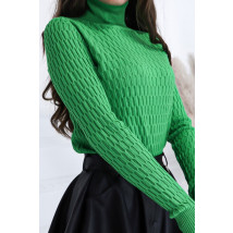 Zelený rolákový sveter-278635-011
