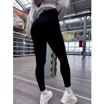 Čierne sťahovacie zateplené legíny-314746-03