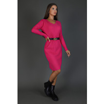 Ružové úpletové šaty-275504-05
