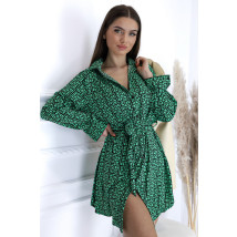 Zelené vzorované šaty-282618-012