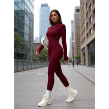 Bordový zateplený overal-323370-05