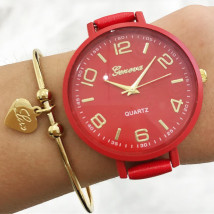 Červené dámske hodinky-165909-01