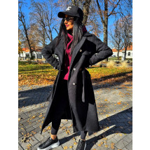 Čierny dlhý kabát-323431-04