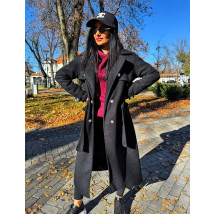 Čierny dlhý kabát-323431-04