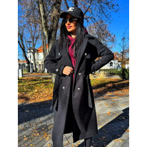 Čierny dlhý kabát-323431-04