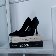 Čierne saténové lodičky-314666-033