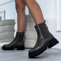 Sivé nízke čižmy-323479-05