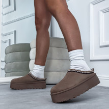 Hnedá nasúvacia obuv-323537-022