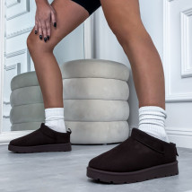 Hnedá nasúvacia obuv-323524-016