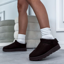 Hnedá nasúvacia obuv-323524-016