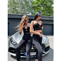 PUSH-UP elastické legíny s vysokým pásom-271300-013