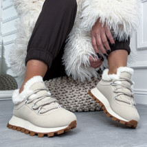 Béžové zateplené tenisky-323679-01