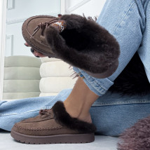 Hnedá nasúvacia obuv-323691-04