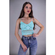 Mentolový crop top-265939-020