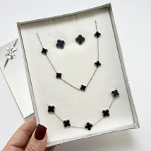 Dámska oceľová súprava s krabičkou Olivia-307295-08