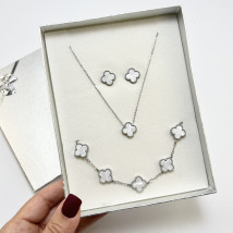 Dámska oceľová súprava s krabičkou Olivia-307294-010