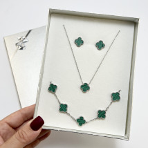 Dámska oceľová súprava s krabičkou Olivia-307291-05