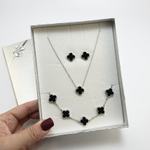 Dámska oceľová súprava s krabičkou Olivia-307292-08