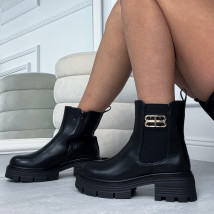 Čierne nízke čižmy-323986-02