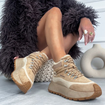 Svetlohnedé zateplené tenisky-324112-03