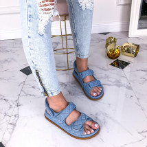 Modré riflové sandále-231776-01