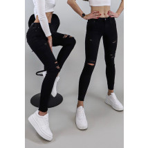 Čierne potrhané rifle-261787-08