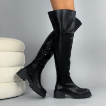 Čierne vysoké čižmy-324218-06