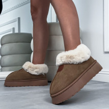 Hnedá nasúvcia obuv-324277-02