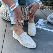 Sivé semišové mokasíny-327477-03