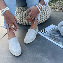 Sivé semišové mokasíny-327477-03