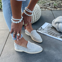 Sivé semišové mokasíny-327477-03