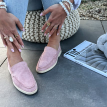 Ružové semišové mokasíny-327471-01