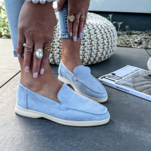 Modré semišové mokasíny-327483-03