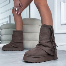 Tmavohnedé snehule so strapcami-324263-03