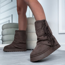 Tmavohnedé snehule so strapcami-324263-03