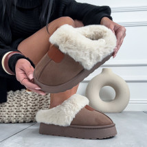 Tmavohnedá nasúvcia obuv-324284-06