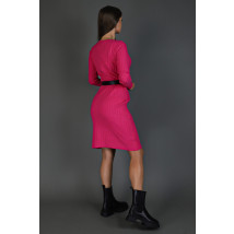 Ružové úpletové šaty-275504-05