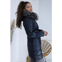 Tmavomodrá vetrovka s kapucňou-278754-03