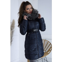 Tmavomodrá vetrovka s kapucňou-278754-03